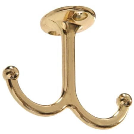 Clean All Under Shelf Coat Hook, Brass, 2PK CL3970436